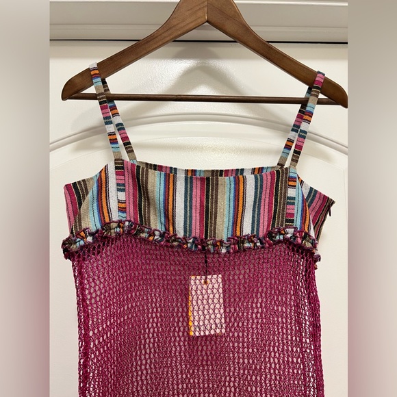 NWT Anim Miza Fishnet Beach Cover Up / Dress - Picture 8 of 13